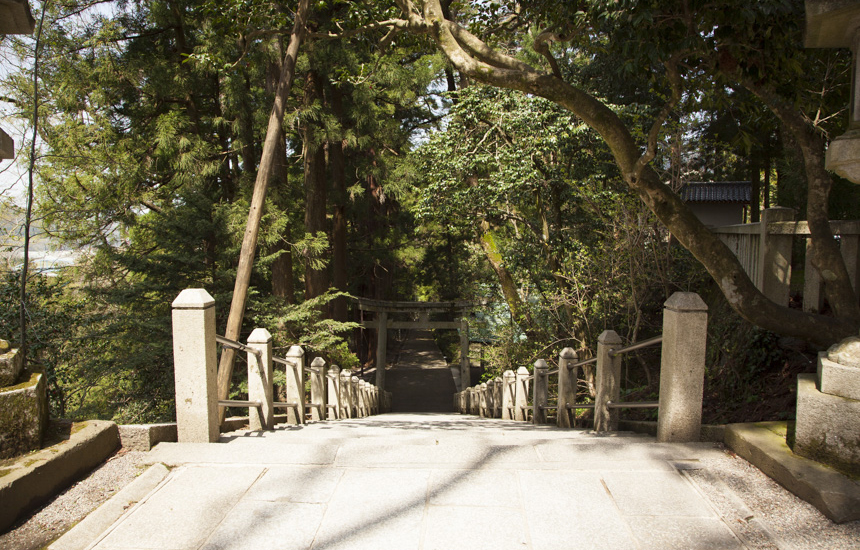 白山比咩神社の階段